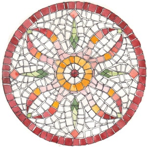 Mosaic kit  &quot;Round Flower&quot;