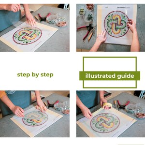 KIT MOSAICO + tutorial, set completo attrezzi e tessere in marmo, fatto a mano in Italia, mosaico arte, kit professionale, kit artigianale. immagine 6