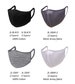 1/3/5/10 Face Masks Included, Washable, Reusable, Double/Triple Layer, Breathable, Cotton, Simple design 