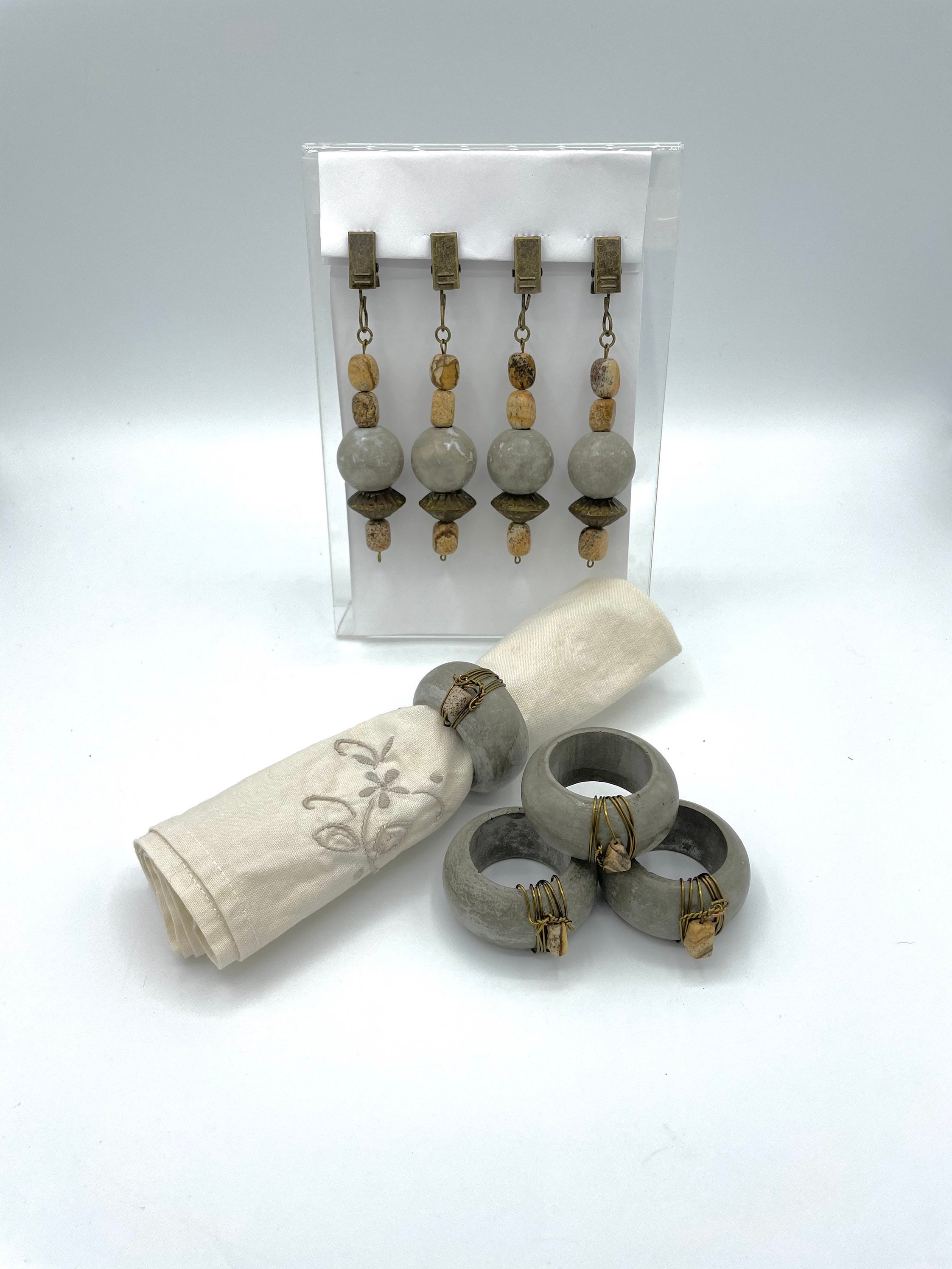 Napkin rings & tablecloth weights Etsy