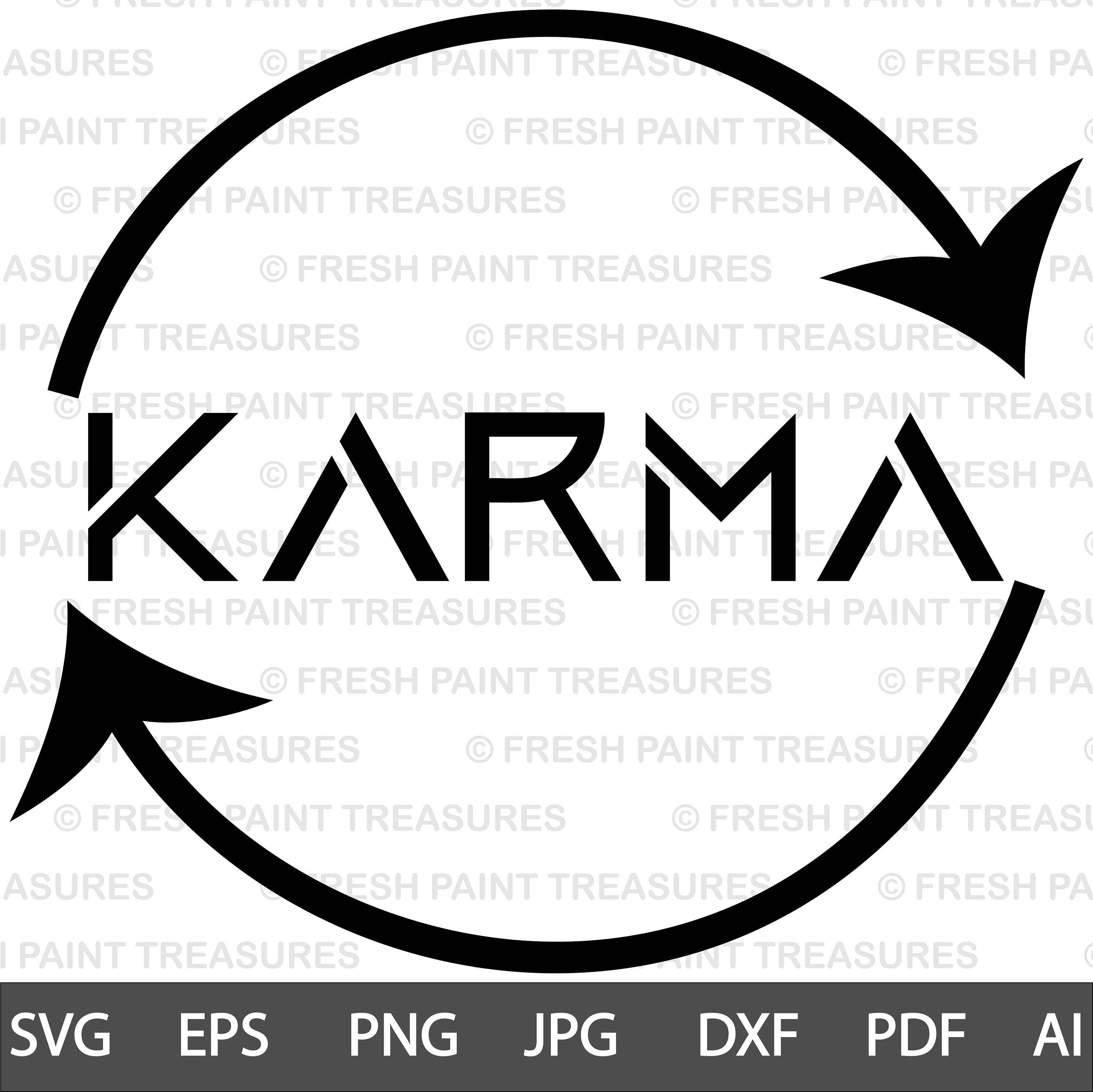 Karma Quotes SVG