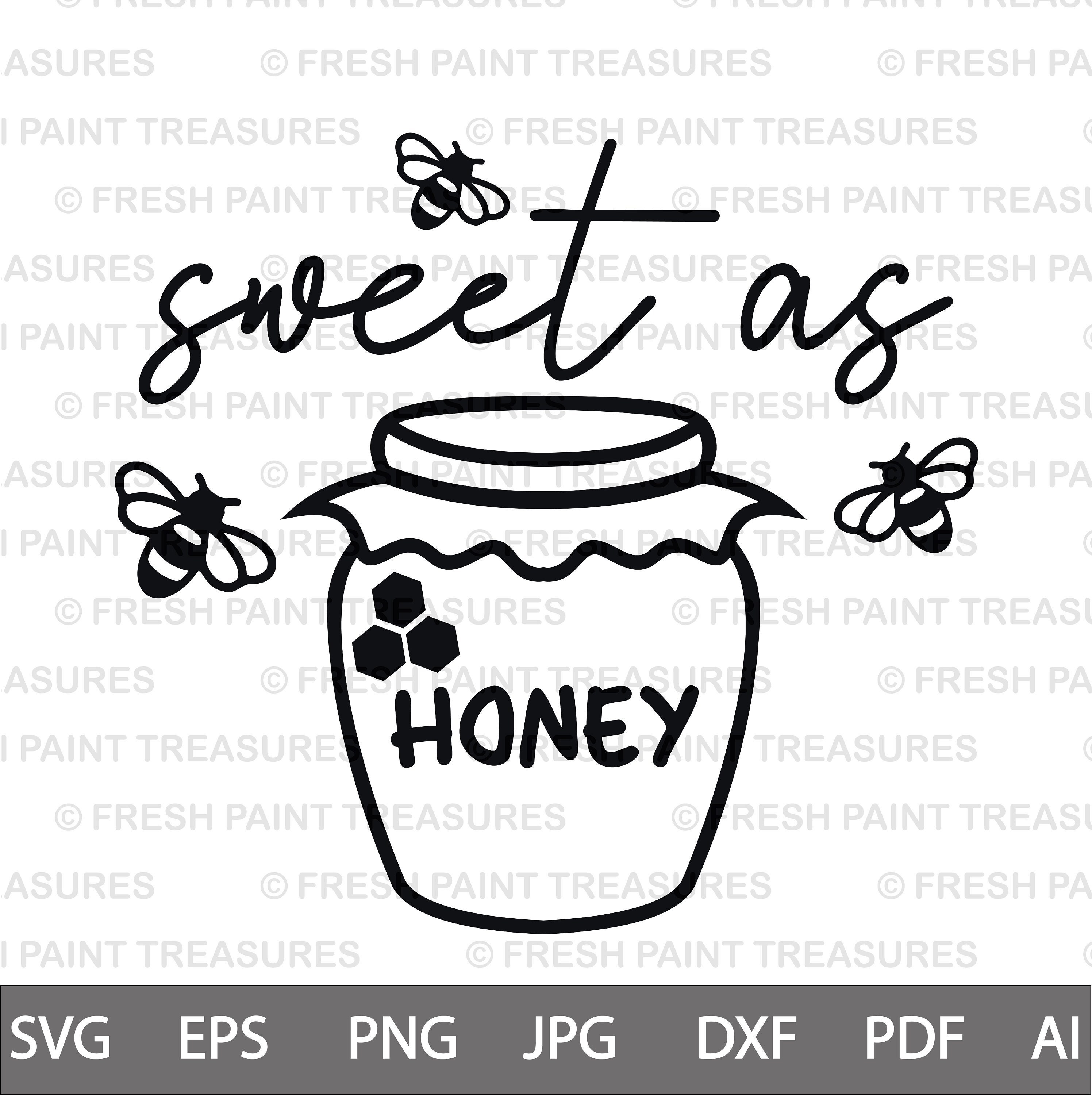 Digital Download / Sweet as Honey Svg / Kind Words / Toddler Etsy