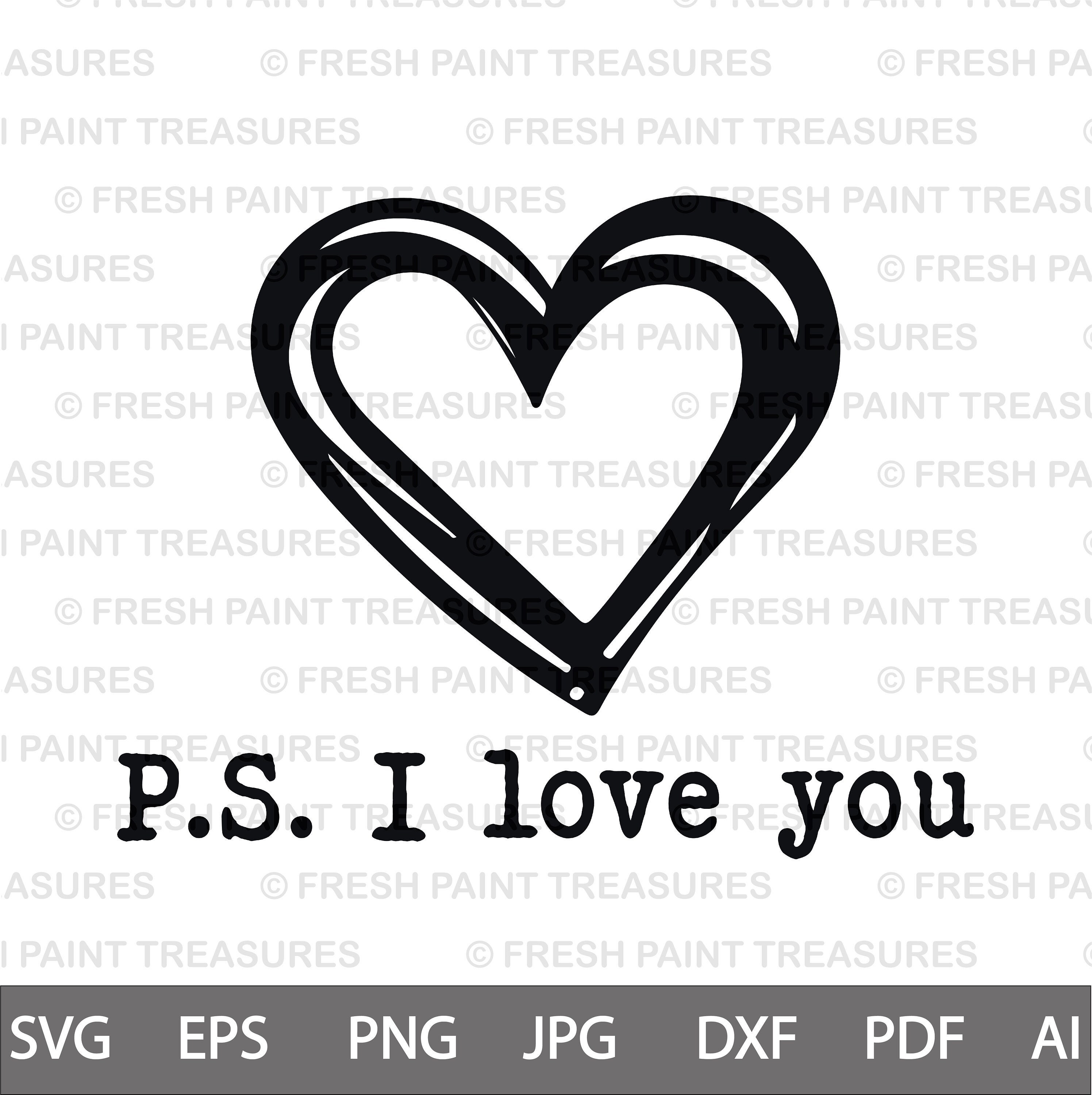 P.S. I Love You Digital Embellishments