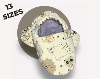 13 Größen Kinder Wendeschuhe / Babyschuhe / PDF Schnittmuster / DIY Schuhe / Baby, Kid, Kleinkind, Kleinkind, Kind