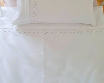 Embroidered Baby Bedding | Baby Crib Bedding Set | Bedding For Babies  | Kids Duvet Cover | Baby Duvet Cover | Crib Duvet Cover with Pillow