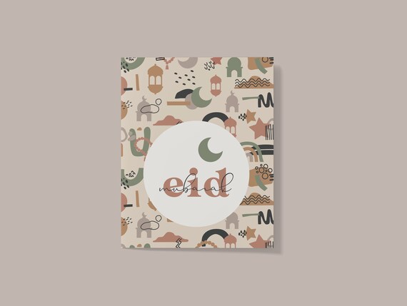 Set of 3 Printable Eid Cards, Modern Eid Cards, Digital Download, Eid Greetings, Eid Mubarak Cards, Eid Decor