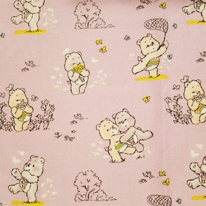 Care Bears Cheer Share Light Purple - 100% Cotton Fabric - Select Your Size or By The Yard