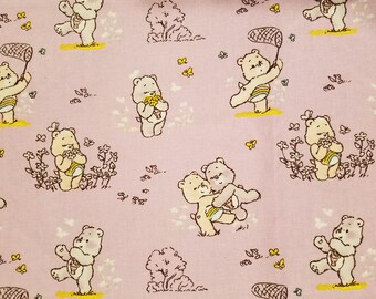 Care Bears Cheer Share Light Purple - 100% Cotton Fabric - Select Your Size or By The Yard