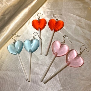 Small Single Drop Lollipop Earrings