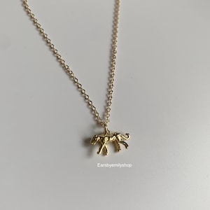 Cool 24k gold plated leopard pendant handmade necklace on a 24k gold plated chain