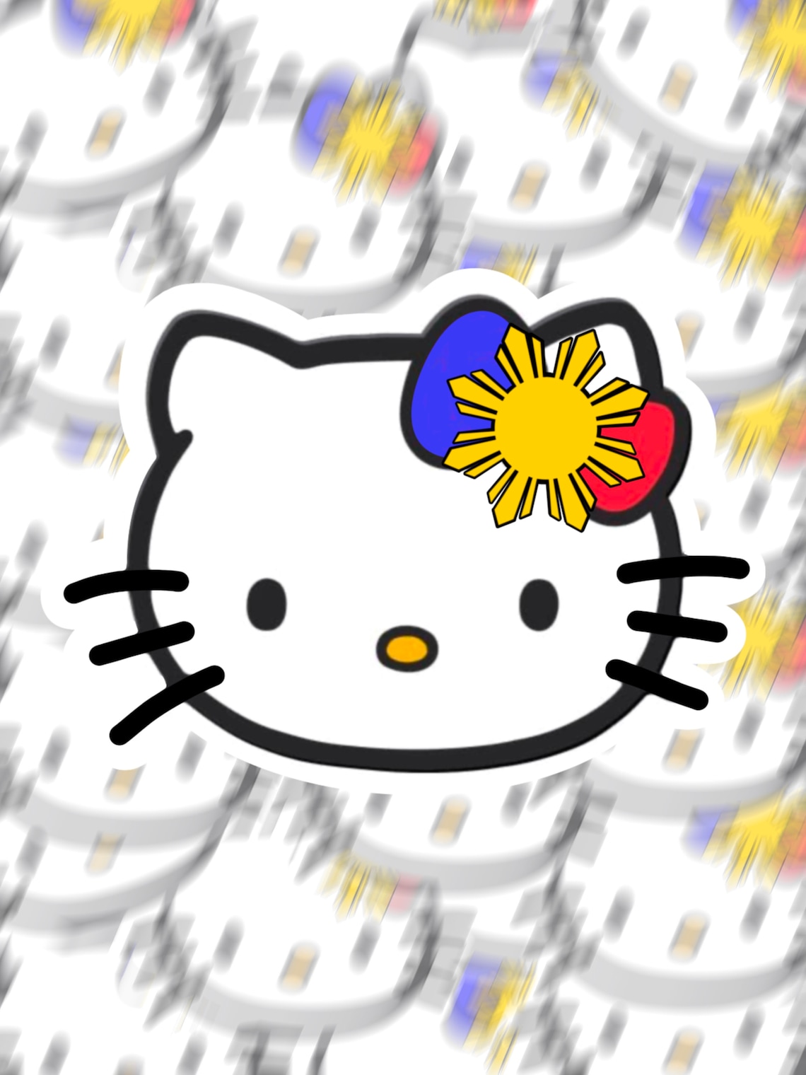 Filipino Hello Kitty Sticker Etsy