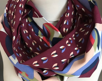 foulard snood viscose imprimée