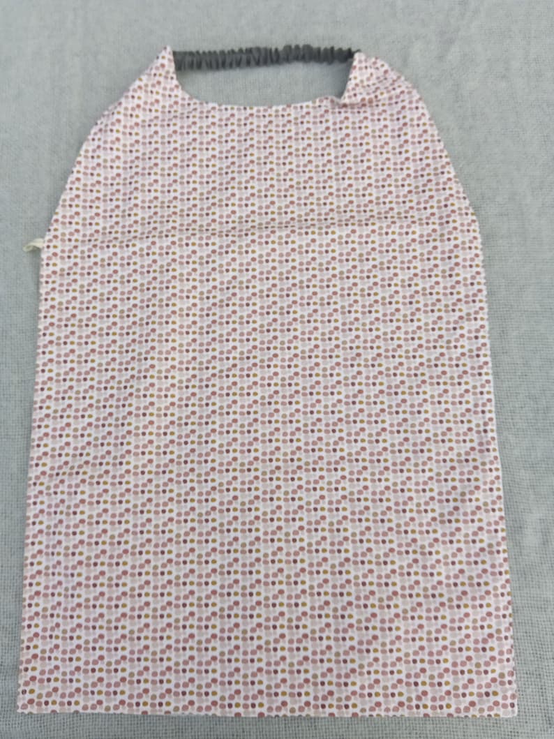 Serviettes de table Bavoir adulte imperméable avec élastique lavable grand modèle coton imprimé oekotex et nid d'abeille ou éponge image 5