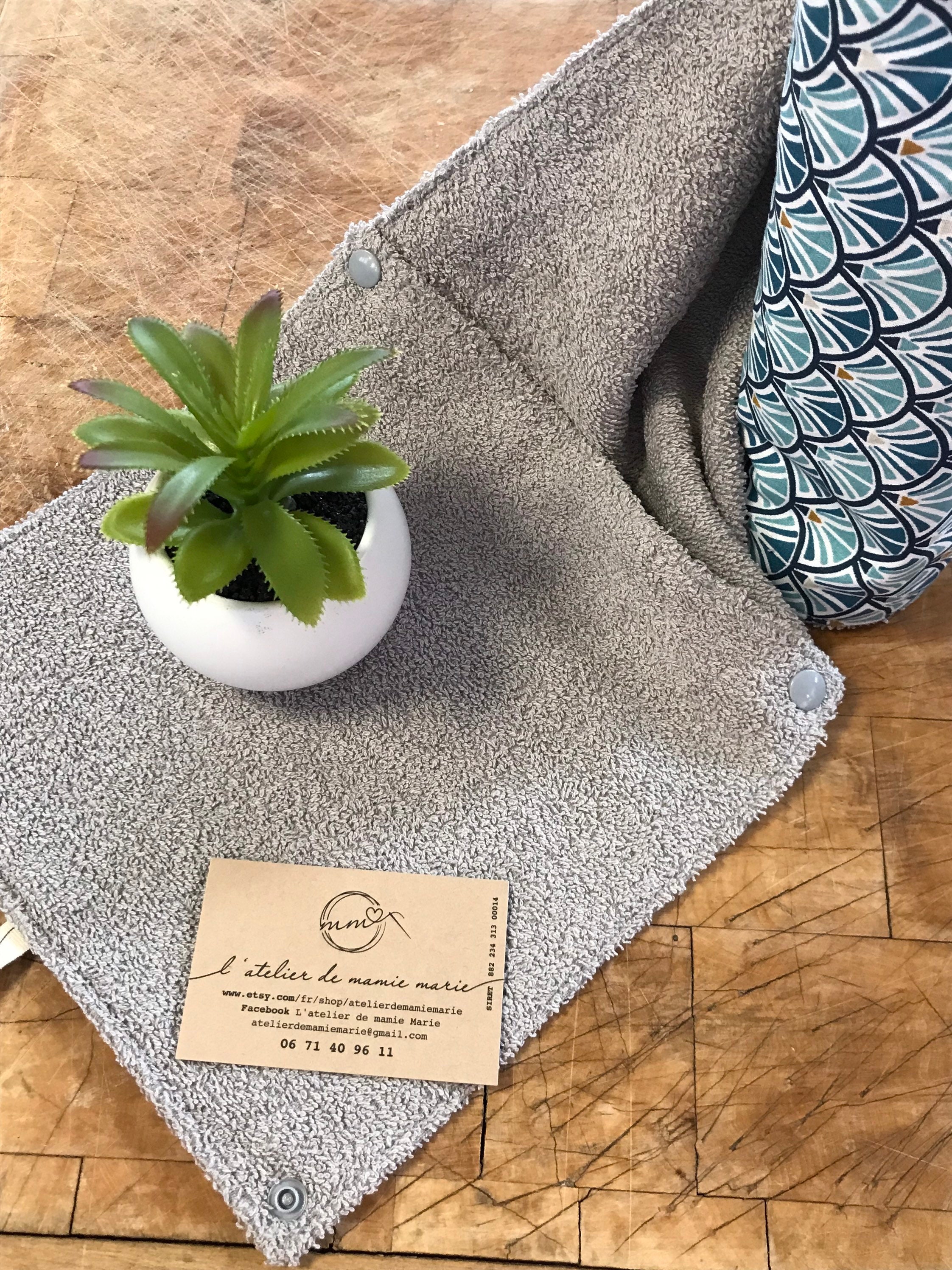 Essuie Tout Lavable en Coton Imprimé et Éponge 0 Déchets