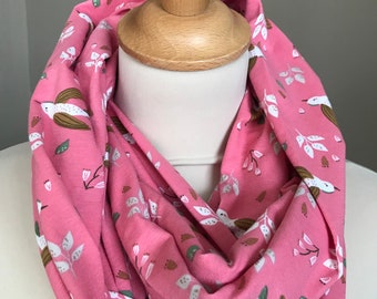 foulard snood jersey imprimé