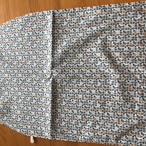 Serviettes de table Bavoir adulte avec élastique lavable grand modèle coton imprimé oekotex et nid d'abeille ou éponge geometrique