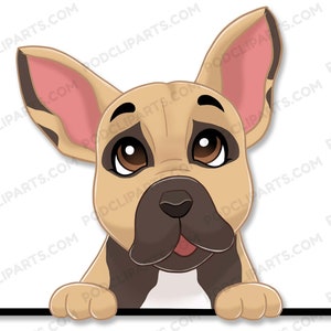 Puggle Dog Peeking, Cricut, Dog face digital clip art, Digital File Dog face,Dog Face Clipart,PeekABoo dog,Instant Download, .PNG . JPG-IL11