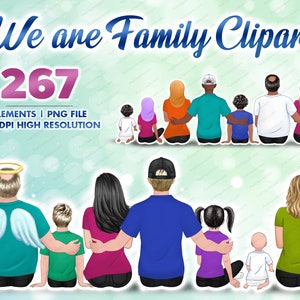 Bundle Family tshirt clipart PNG, Reunion portrait with baby, People Generation best mom, best dad, create a family personalized - CA157
