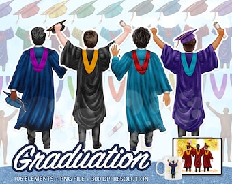 Graduation Boy, Graduation clipart, University clipart, College clipart, School Clipart, Graduating Clipart,Graduate Congrats,Male Grad-CA21