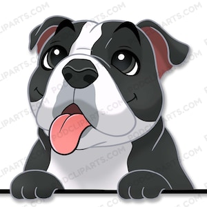 English Bulldog Dog Face Digital Clip art, Pet Portrait,Dog portrait Painting,Cartoon Dog Portrait,Digital Dog Art,Pet Digital Portrait-IL92