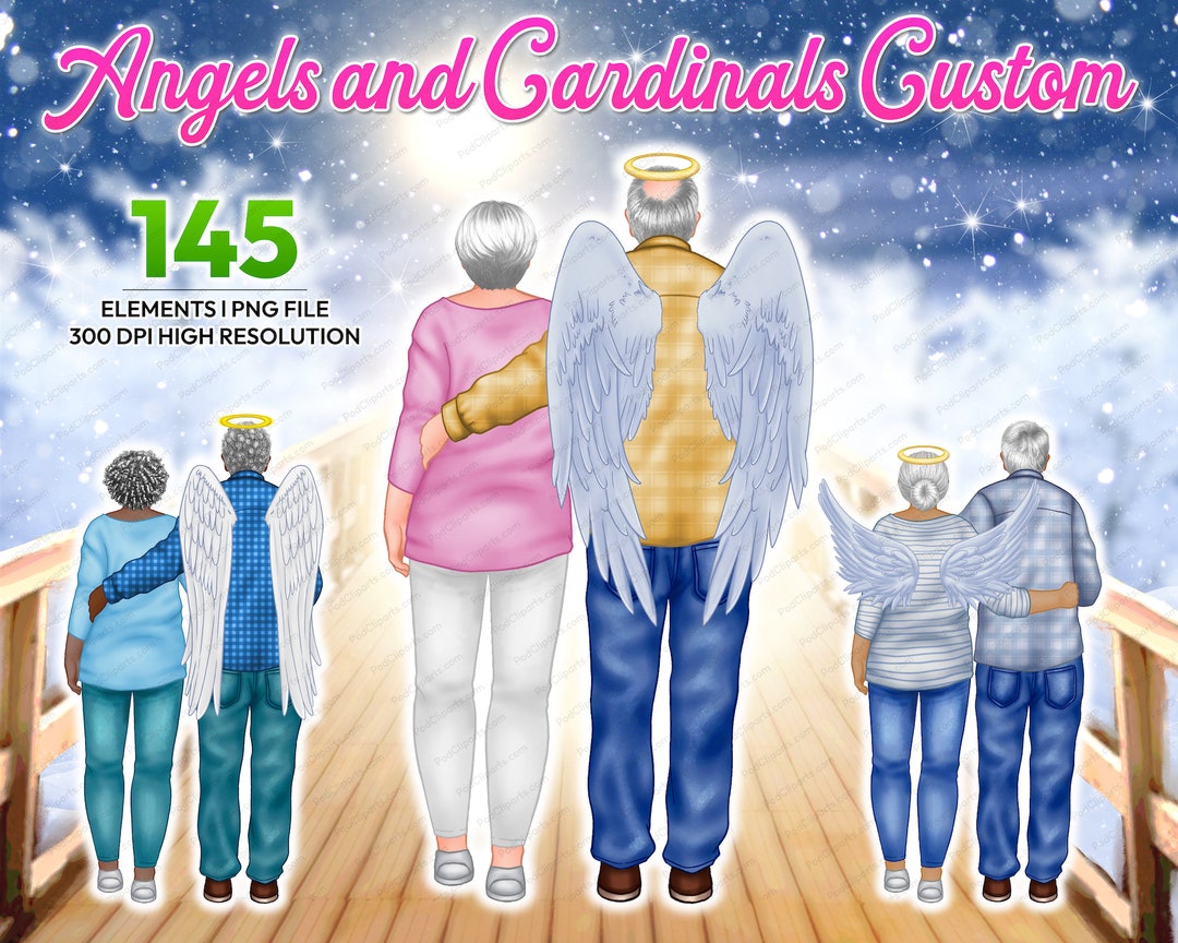 Loss of Mother and Father Clipart PNG, Grief Gift, Mom Dad Memorial ...