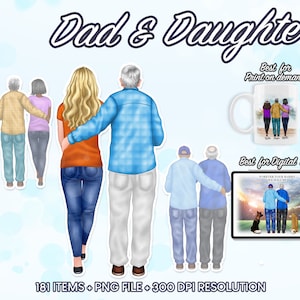 papa png, dad day clipart, Fathers Day Clipart, children clipart, daddy daughter, father clipart, grandpa png, dad daughter svg, memorial png, Family Clipart, father png, funny dad png, best dad png, girl dad png, rip png, heaven png, Custom Family