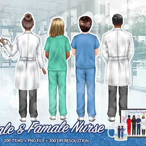 Nurses Clip Art, Doctor Clip Art, Nurse Gift Ideas, Custom Nurse, Nurse Portrait, Medical clipart, Nurse Clipart, Nurse Clipart PNG, Nurse PNG, Scrubs PNG, black nurse png, nurse graphics, nurse friends, male nurse clipart, nurse life png, rn clipart