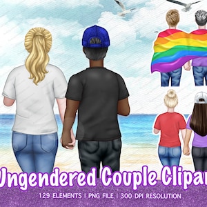 LGBTQ Ungendered Clipart, Gay Clipart, Pride Flag, Equality Shirt,Pride Clothing PNG,Pride Stickers,LGBTQ Gift,Gay Pride Flag - CA236