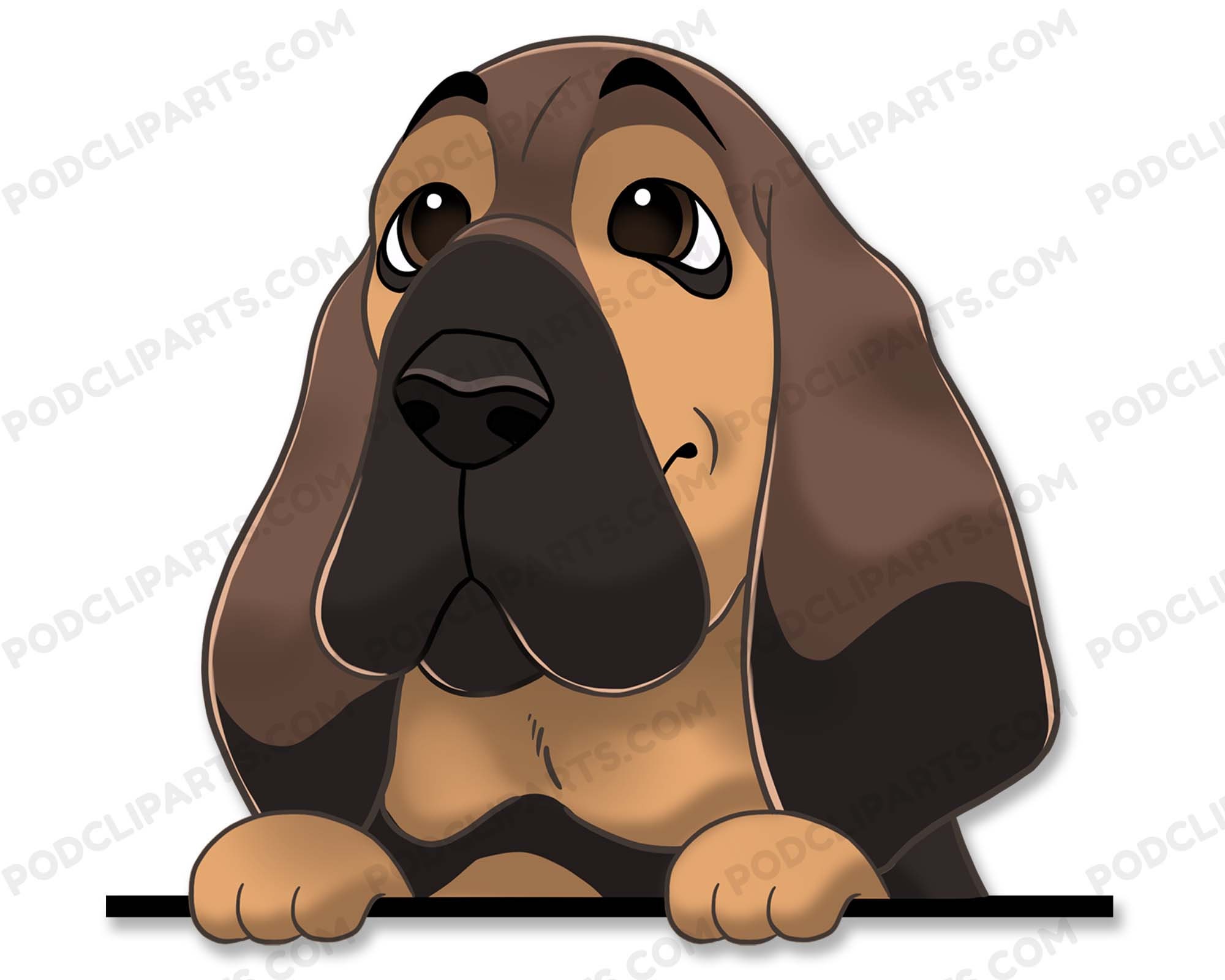 Bloodhound Dog Face Digital Clip Art Pet Portrait Dog - Etsy Bloodhound Dog Face Digital Clip Art Pet Portrait Dog - Etsy