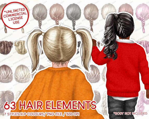 Girls Hair Clipart Kids Clipart Hairstyles Clipart Infant - Etsy Girls Hair Clipart Kids Clipart Hairstyles Clipart Infant - Etsy