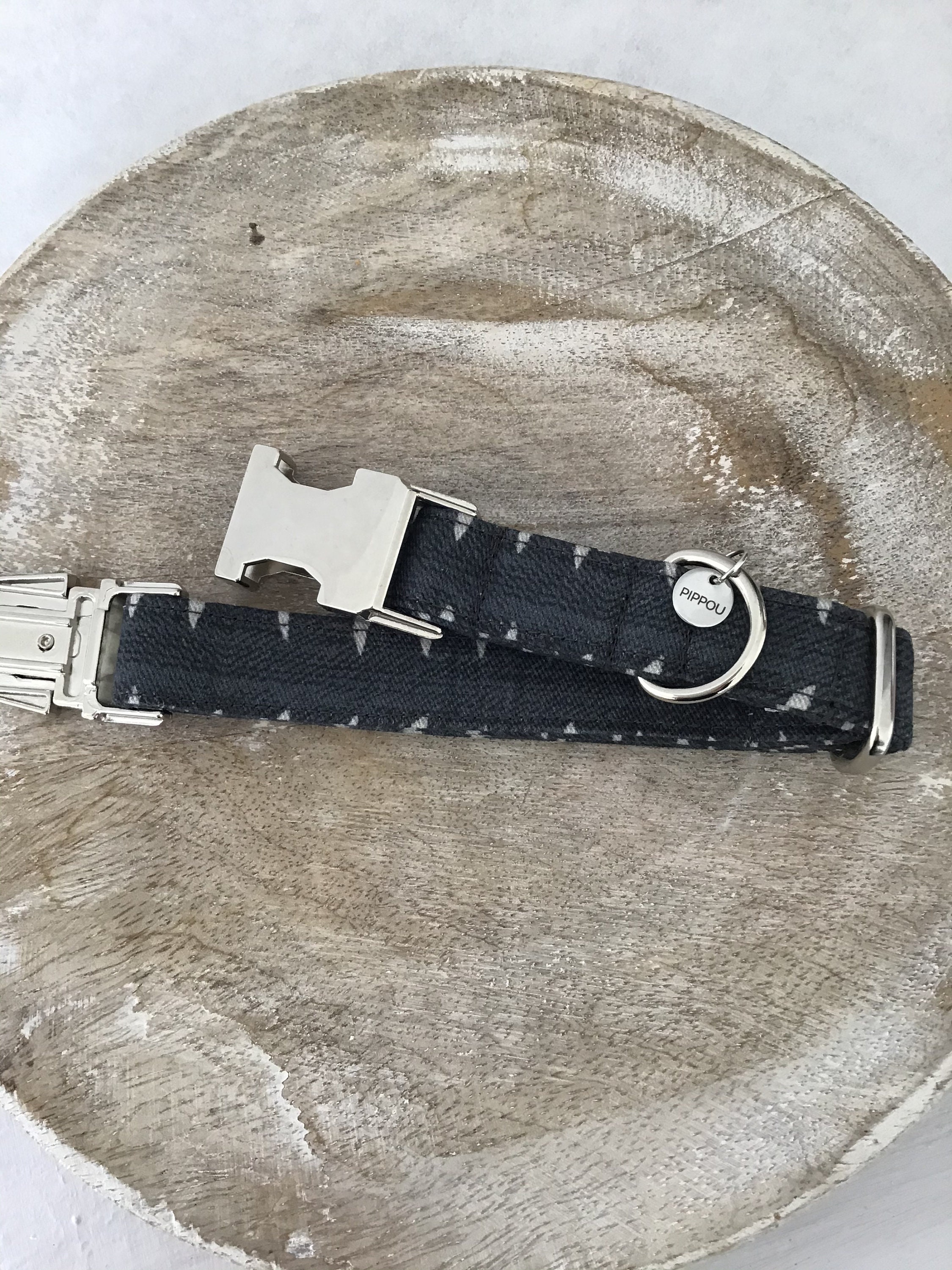 Collier Chien Anthracite Darling