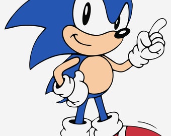 Download Sonic Illustration Etsy