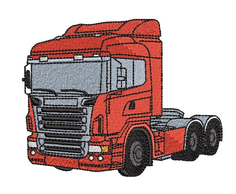 Truck embroidery design download  etsy Truck embroidery design download  etsy