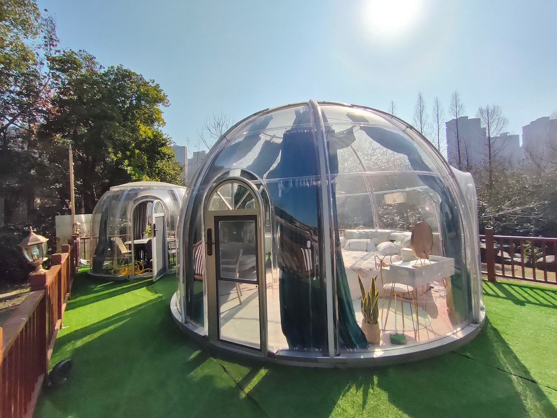 Bubble tents Restaurant igloos Outdoor dining domes Etsy