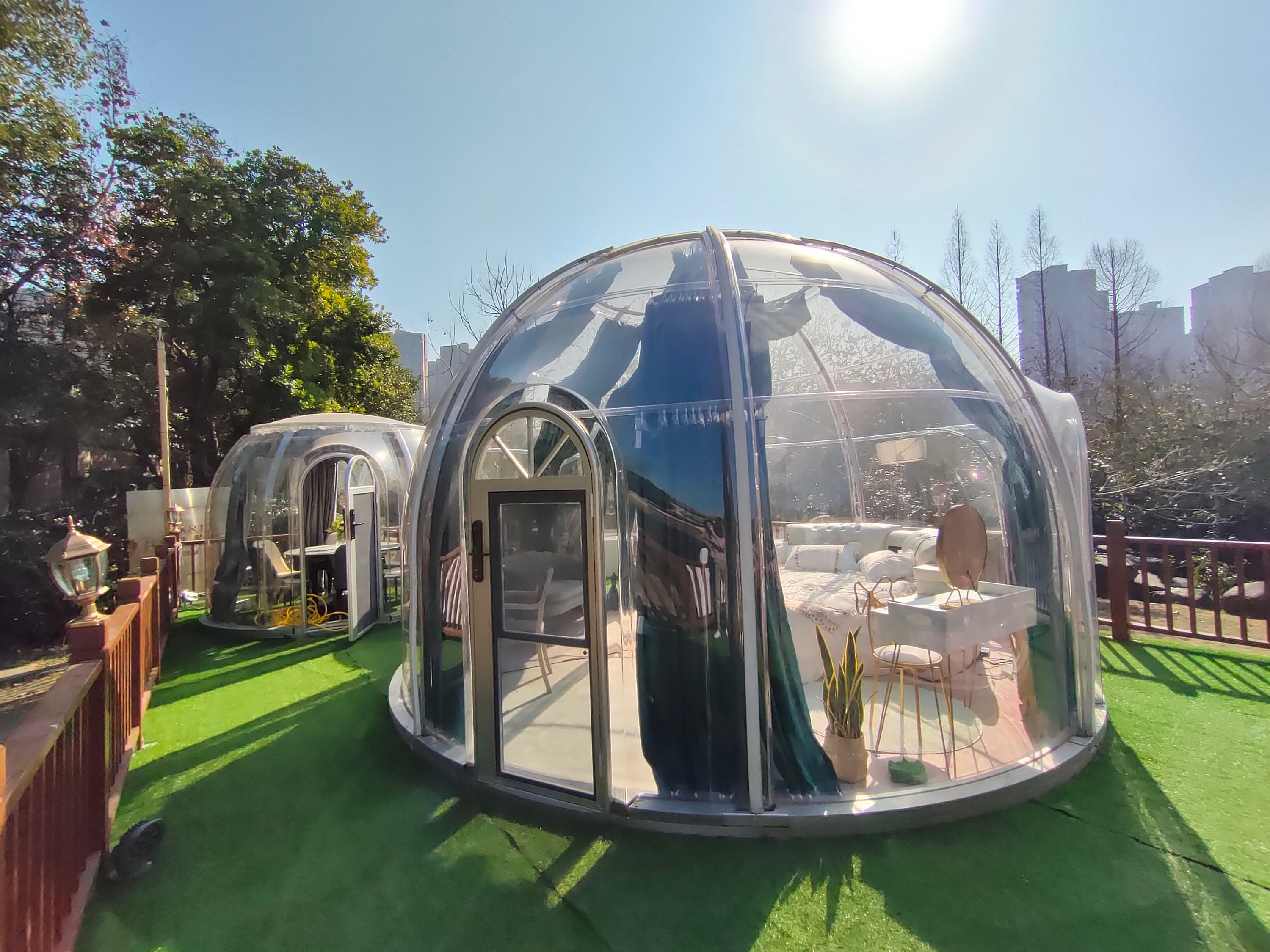 Bubble tents Restaurant igloos Outdoor dining domes Etsy