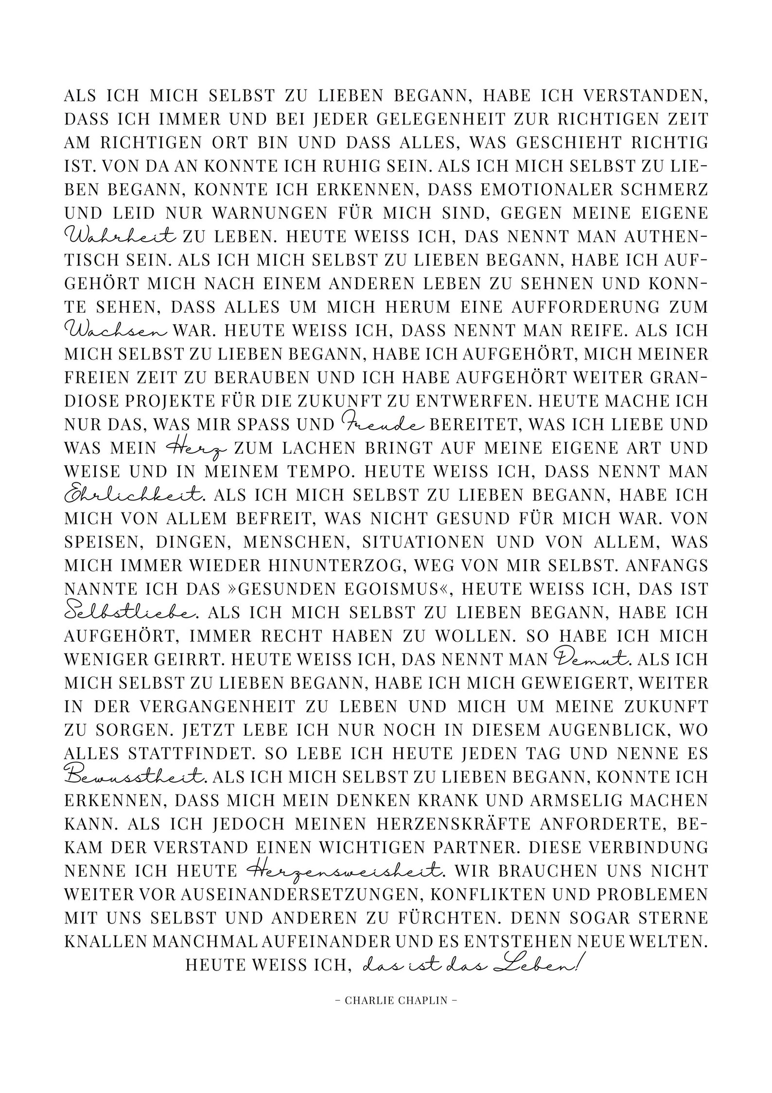 Charlie Chaplin Rede An Die Menschheit Text