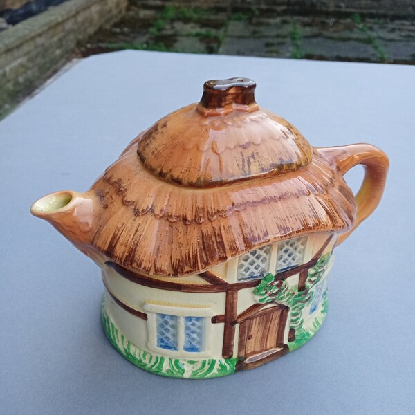 Cottage Tea Pot Etsy