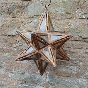 Vintage Moravian Star Pendant Light