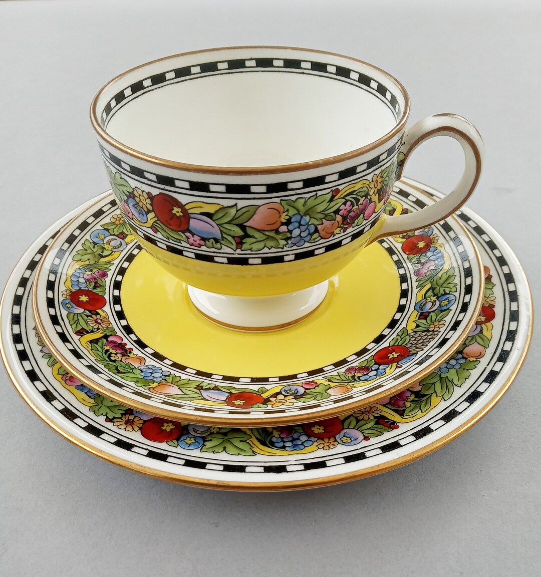 Antique Wedgwood Trio, Fine Bone China Tea Set Made in England in 1900 Etsy