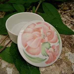 Vintage Limoges Porzellan Schmuckkästchen