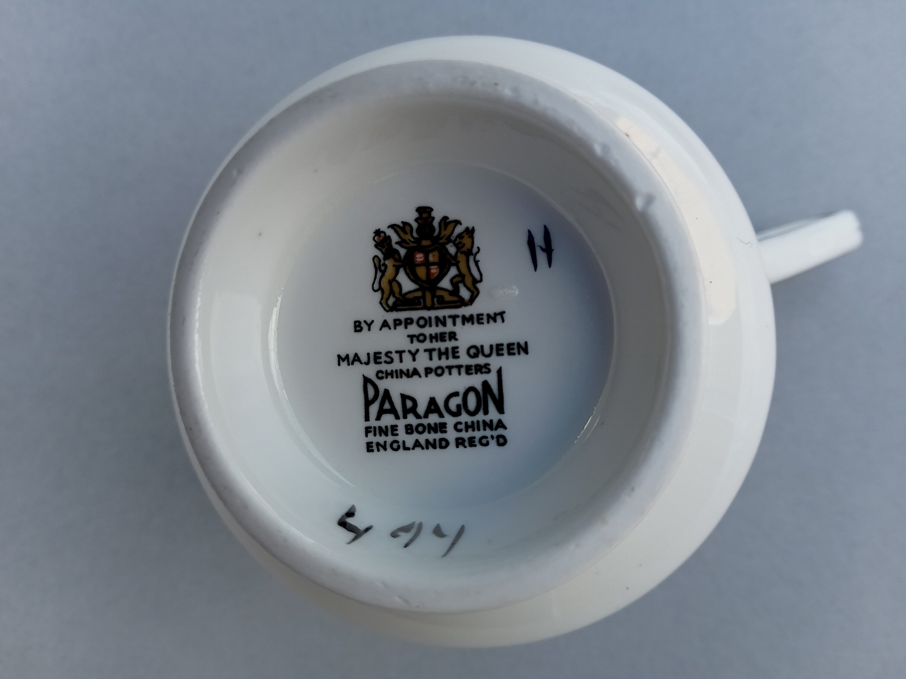 Paragon Coffee Cups, Vintage Fine Bone China Coffee Cups Made in