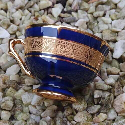 Limoges Coffee shops Expresso Cup, 22K gilded