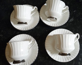 Paragon Coffee cups, Vintage fine bone china coffee cups Made in England