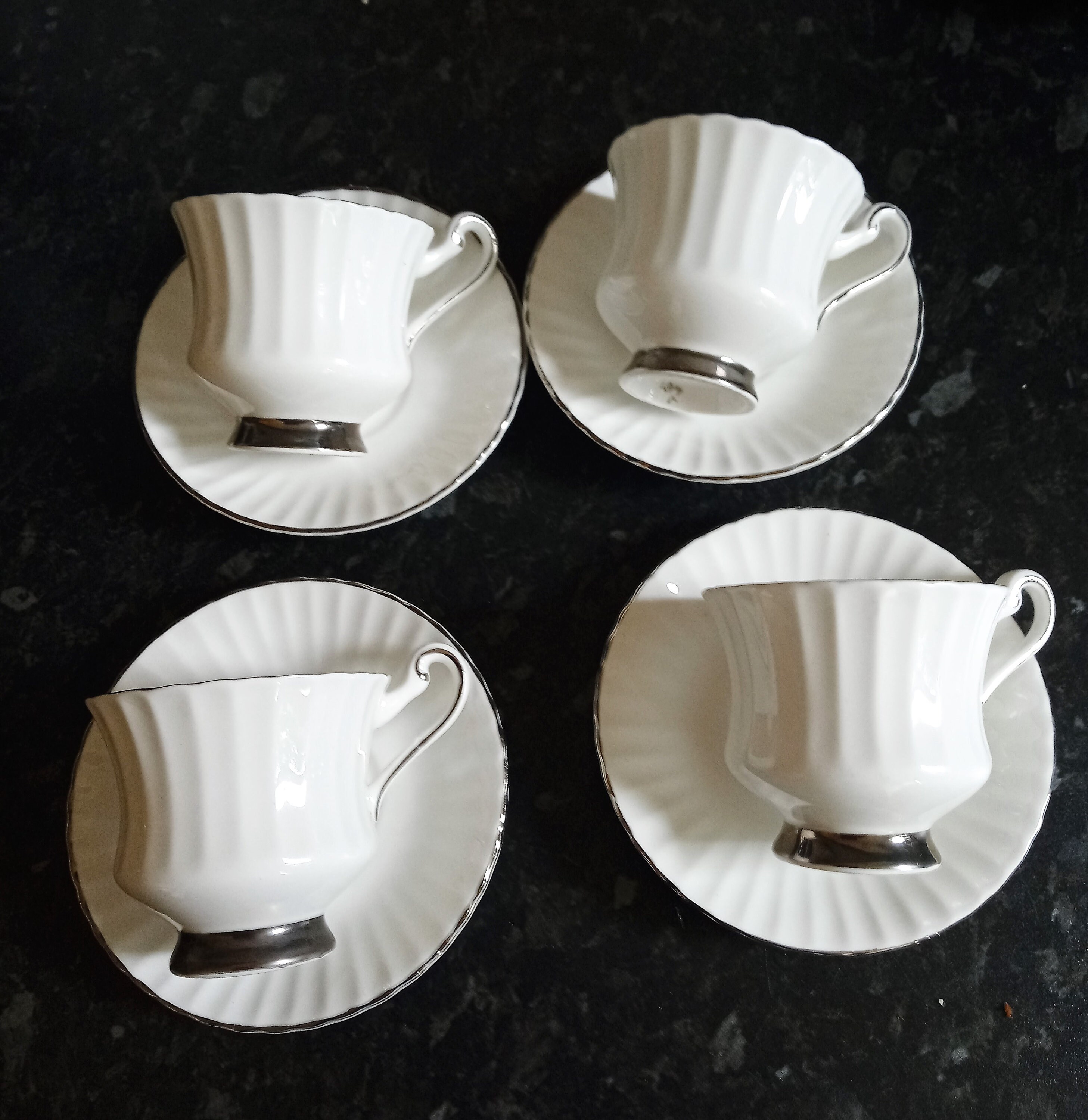 Paragon Coffee Cups, Vintage Fine Bone China Coffee Cups Made in