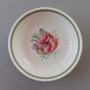 Set of two Susie Cooper Trinkets, Two Wedgewood Pin Dish with Tulips