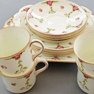 Vintage George Jones and Sons Crescent China Tea Set Made in England