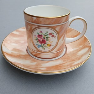 Vintage Coalport Coffee Cup, The Marble Coffee Cup, Coalport Museum Historic Coffee Cup Collection, The Gilded Floral