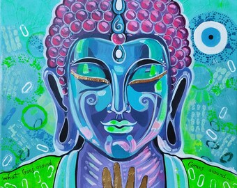 KARMA. Acrylic painting - high quality papper print