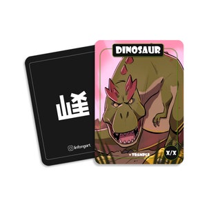 5 Dinosaur Tokens MTG Magic the Gathering
