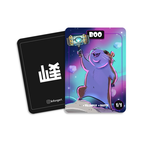 Mtg Hamster Token Etsy